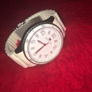 Tommy white watch